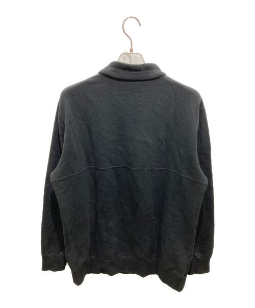 FTC（エフティーシー）FTC (エフティーシー) STRIPE RIB HALF ZIP SWEATSHIRT ブラック サイズ:Lの古着・服飾アイテム