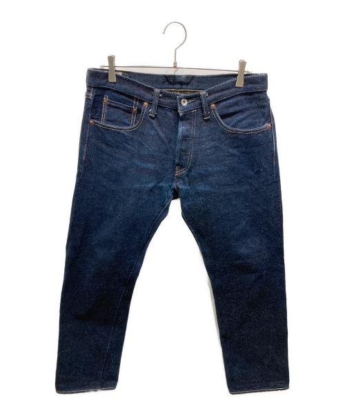 ONI DENIM（オニデニム）ONI DENIM (オニデニム) 14oz Semi Tight Straight Organic Cotton White Denim インディゴ サイズ:34の古着・服飾アイテム