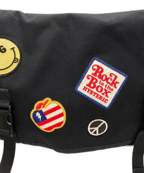 Hysteric Glamour（ヒステリックグラマー）Hysteric Glamour (ヒステリックグラマー) メッセンジャーバッグ ブラックの古着・服飾アイテム