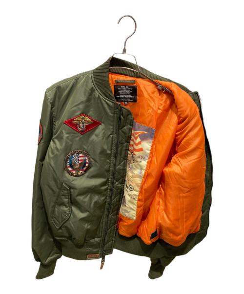TOP GUN（トップガン）TOP GUN (トップガン) MA-1ジャケット カーキ サイズ:Mの古着・服飾アイテム