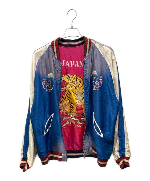 東洋エンタープライズ（トウヨウエンタープライズ）東洋エンタープライズ (トウヨウエンタープライズ) スカジャン ブルー×レッド サイズ:Lの古着・服飾アイテム