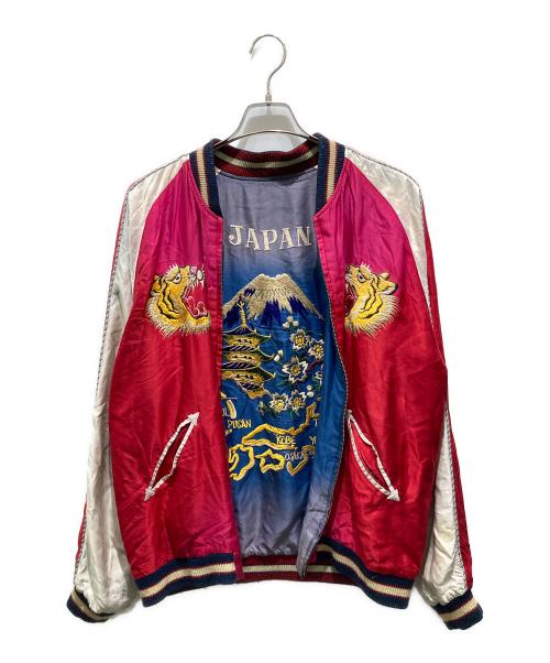 東洋エンタープライズ（トウヨウエンタープライズ）東洋エンタープライズ (トウヨウエンタープライズ) スカジャン ブルー×レッド サイズ:Lの古着・服飾アイテム