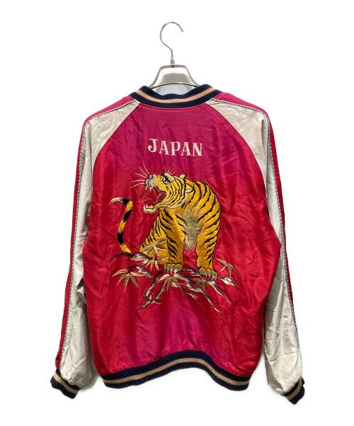 東洋エンタープライズ（トウヨウエンタープライズ）東洋エンタープライズ (トウヨウエンタープライズ) スカジャン ブルー×レッド サイズ:Lの古着・服飾アイテム