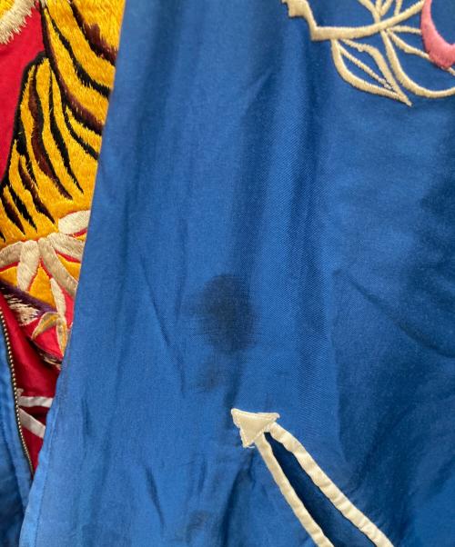 東洋エンタープライズ（トウヨウエンタープライズ）東洋エンタープライズ (トウヨウエンタープライズ) スカジャン ブルー×レッド サイズ:Lの古着・服飾アイテム