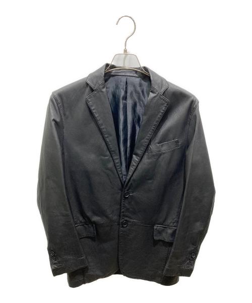 International Gallery（インターナショナルギャラリー）International Gallery (インターナショナルギャラリー) レザーレザージャケット ブラック サイズ:46の古着・服飾アイテム
