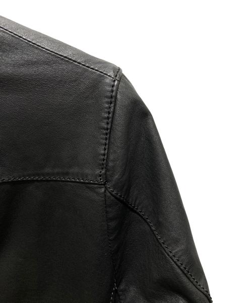 International Gallery（インターナショナルギャラリー）International Gallery (インターナショナルギャラリー) レザーレザージャケット ブラック サイズ:46の古着・服飾アイテム