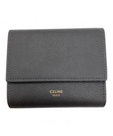 CELINE（セリーヌ）の古着「コンパクトウォレット」｜グレー