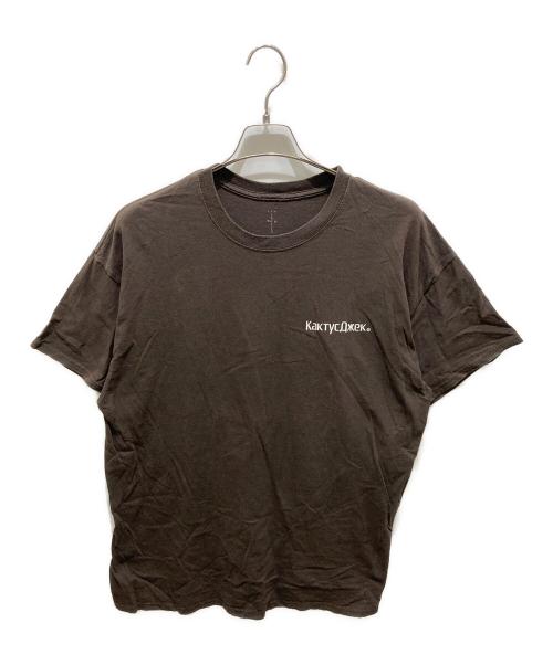 cactus jack（カクタス・ジャック）cactus jack (カクタス・ジャック) ASTRO NOMICAL TEE ブラウン サイズ:Ｌの古着・服飾アイテム