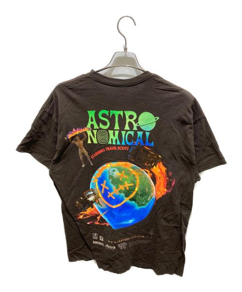 cactus jack（カクタス・ジャック）cactus jack (カクタス・ジャック) ASTRO NOMICAL TEE ブラウン サイズ:Ｌの古着・服飾アイテム