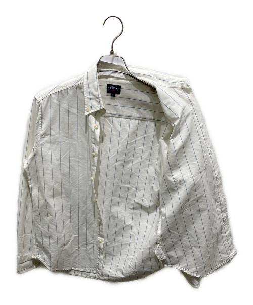 Noah（ノア）Noah (ノア) Oxford Pinstripe Shirt ホワイト サイズ:Sの古着・服飾アイテム