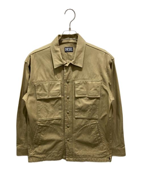 DIESEL（ディーゼル）DIESEL (ディーゼル) S-DERR OKCAFジャケット ブラウン サイズ:Sの古着・服飾アイテム