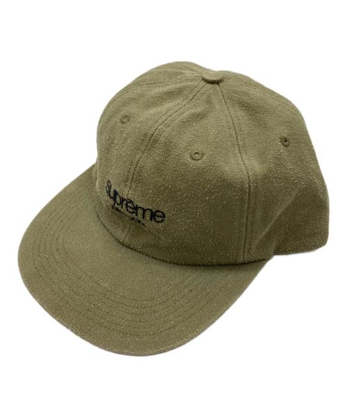 SUPREME（シュプリーム）SUPREME (シュプリーム) napped Canvas Classic Logo Cap カーキの古着・服飾アイテム