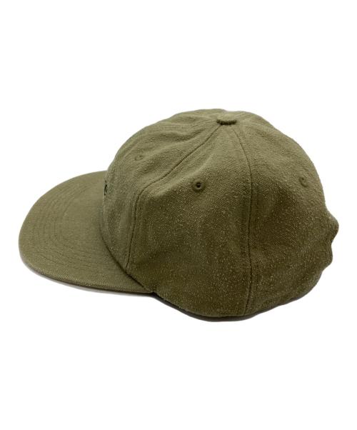 SUPREME（シュプリーム）SUPREME (シュプリーム) napped Canvas Classic Logo Cap カーキの古着・服飾アイテム