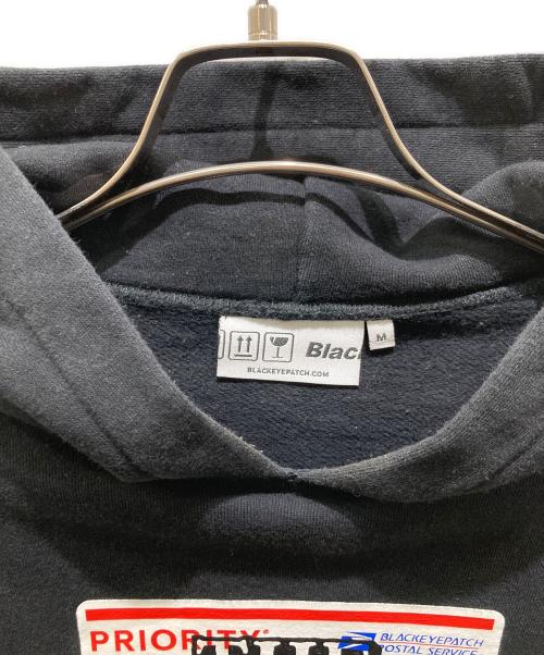 WASTED YOUTH（ウェイステッドユース）WASTED YOUTH (ウエステッド ユース) BlackEyePatch (ブラックアイパッチ) プルオーバーパーカー ブラック サイズ:Mの古着・服飾アイテム