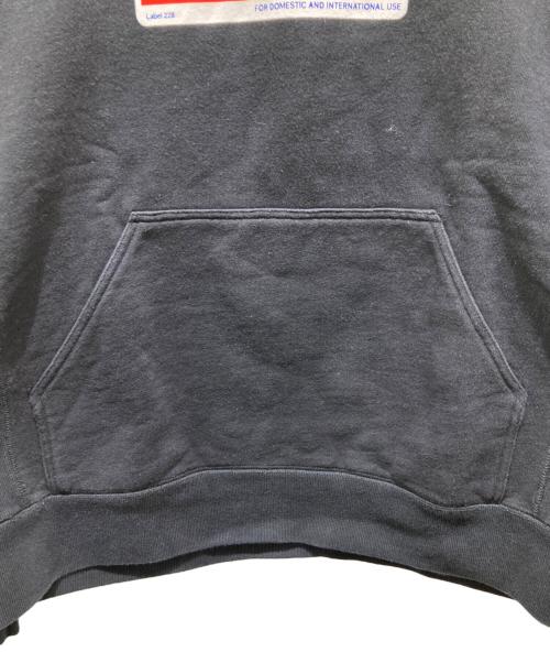 WASTED YOUTH（ウェイステッドユース）WASTED YOUTH (ウエステッド ユース) BlackEyePatch (ブラックアイパッチ) プルオーバーパーカー ブラック サイズ:Mの古着・服飾アイテム