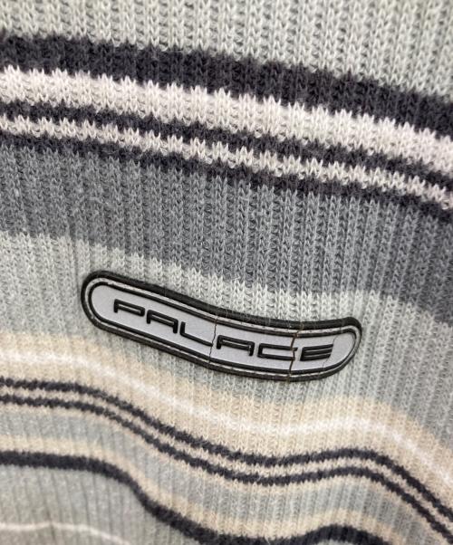 PALACE（パレス）PALACE (パレス) クルーネックニット グレー サイズ:Sの古着・服飾アイテム