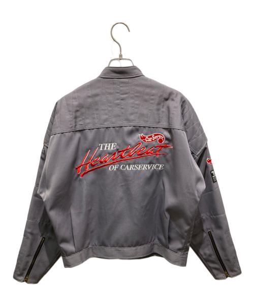 Car Service（カーサービス）Car Service (カーサービス) 寅壱 (トライチ) ワークジャケット グレー サイズ:Lの古着・服飾アイテム