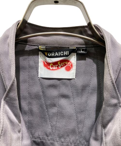 Car Service（カーサービス）Car Service (カーサービス) 寅壱 (トライチ) ワークジャケット グレー サイズ:Lの古着・服飾アイテム