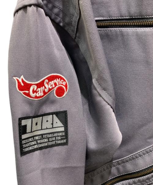 Car Service（カーサービス）Car Service (カーサービス) 寅壱 (トライチ) ワークジャケット グレー サイズ:Lの古着・服飾アイテム