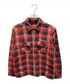 SUPREME×INDEPENDENTシュプリーム×インディペンデント）の古着「Quilted Flannel Shirt」｜レッド