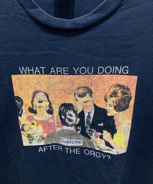 SUPREME（シュプリーム）SUPREME (シュプリーム) Orgy tee ネイビー サイズ:Ｍの古着・服飾アイテム