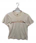 SUPREMEシュプリーム）の古着「プリントTシャツ」｜ベージュ