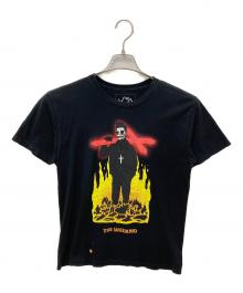 Xo（エックスオー）の古着「Starboy Fire graphic T-shirt」｜ブラック