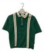 PALMESPALMES）の古着「Luca Zip Polo」｜グリーン