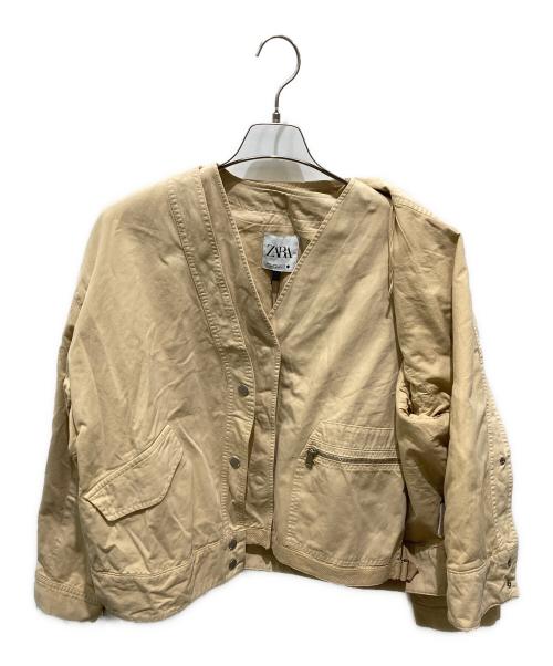 ZARA（ザラ）ZARA (ザラ) ベストセットジャケット ベージュ サイズ:L 未使用品の古着・服飾アイテム