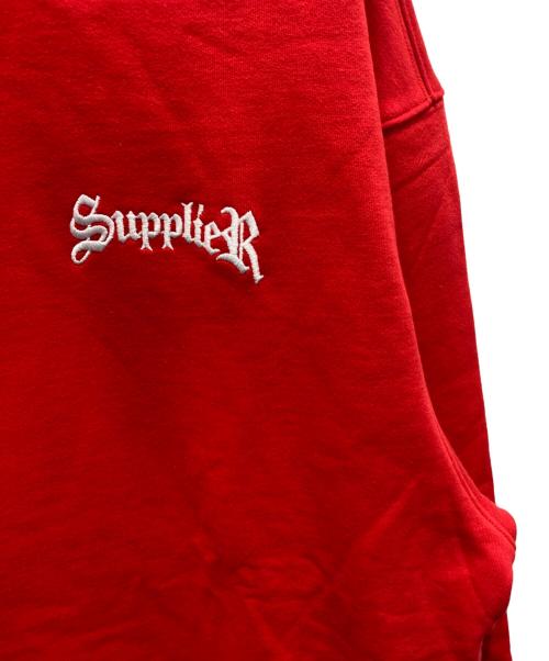 SUPPLIER（サプライヤー）SUPPLIER (サプライヤー) CROSS CREW SWEAT レッド サイズ:2XLの古着・服飾アイテム