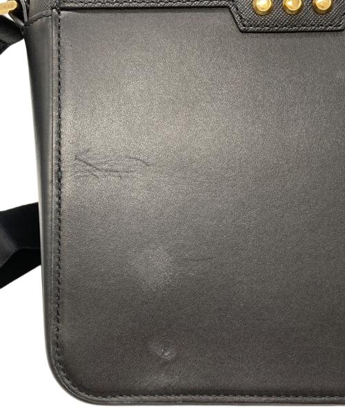 CULLNI（クルニ）CULLNI (クルニ) Square leather shoulder bag ブラックの古着・服飾アイテム