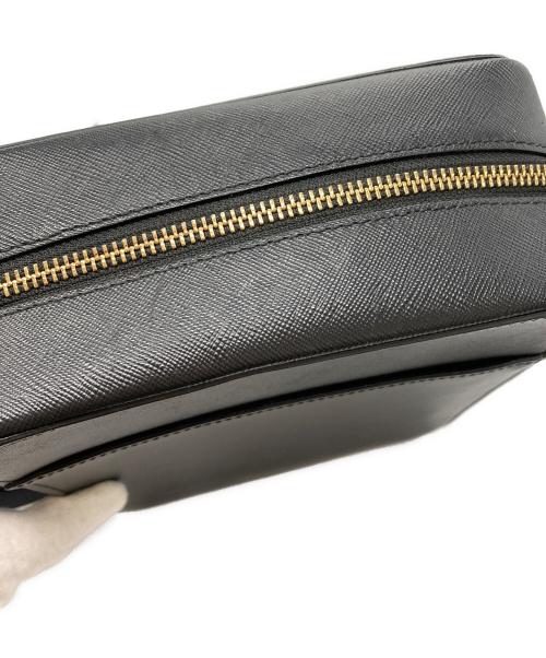 CULLNI（クルニ）CULLNI (クルニ) Square leather shoulder bag ブラックの古着・服飾アイテム