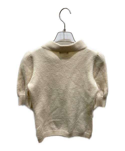 BURBERRY BLUE LABEL（バーバリー ブルー レーベル）BURBERRY BLUE LABEL (バーバリーロンドンブルーレーベル) 半袖ニット ベージュ サイズ:38の古着・服飾アイテム