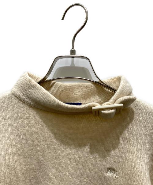 BURBERRY BLUE LABEL（バーバリー ブルー レーベル）BURBERRY BLUE LABEL (バーバリーロンドンブルーレーベル) 半袖ニット ベージュ サイズ:38の古着・服飾アイテム