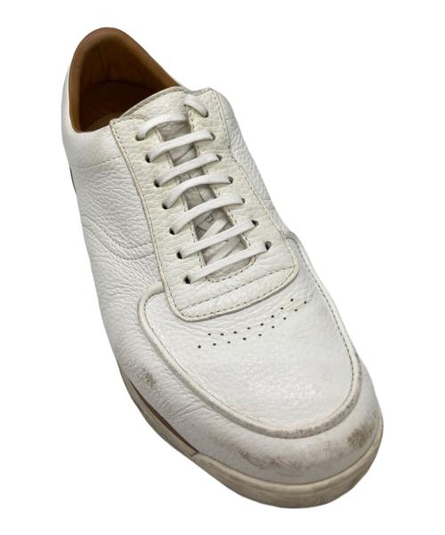 JOHN LOBB（ジョンロブ）JOHN LOBB (ジョンロブ) ローカットレザースニーカー ホワイト サイズ: 6 1/2の古着・服飾アイテム