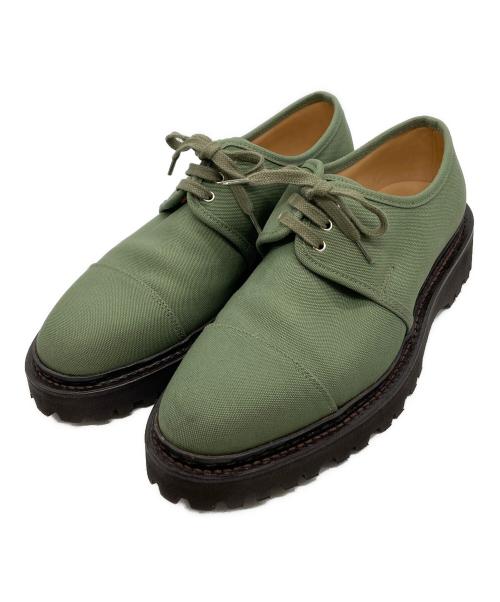 JOHN LOBB（ジョンロブ）JOHN LOBB (ジョンロブ) ウィングチップシューズ グリーン サイズ:61/2の古着・服飾アイテム