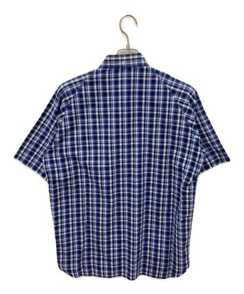 A BATHING APE（アベイシングエイプ）A BATHING APE (アベイシングエイプ) チェックシャツ ブルー サイズ:Lの古着・服飾アイテム