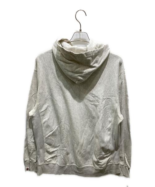 A BATHING APE（ア ベイシング エイプ）A BATHING APE (ア ベイシング エイプ) プリントパーカー グレー サイズ:Lの古着・服飾アイテム