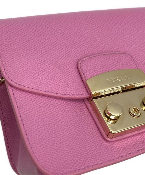 FURLA（フルラ）FURLA (フルラ) チェーンショルダーバッグ ピンクの古着・服飾アイテム