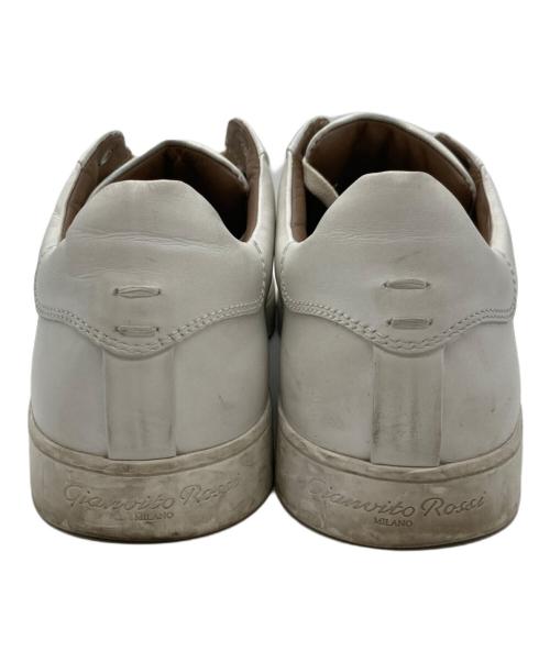 Gianvito Rossi（ジャンヴィト ロッシ）Gianvito Rossi (ジャンヴィト・ロッシ) LOW TOP（ロートップ） ホワイト サイズ:40の古着・服飾アイテム