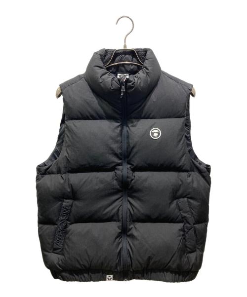 Aape BY A BATHING APE（エーエイプ バイ アベイシングエイプ）AAPE BY A BATHING APE (エーエイプ バイ アベイシングエイプ) AAPE NOW DOWN VEST ブラック サイズ:Lの古着・服飾アイテム