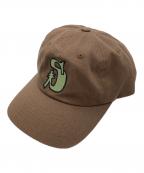 stussyステューシー）の古着「キャップ」｜ブラウン