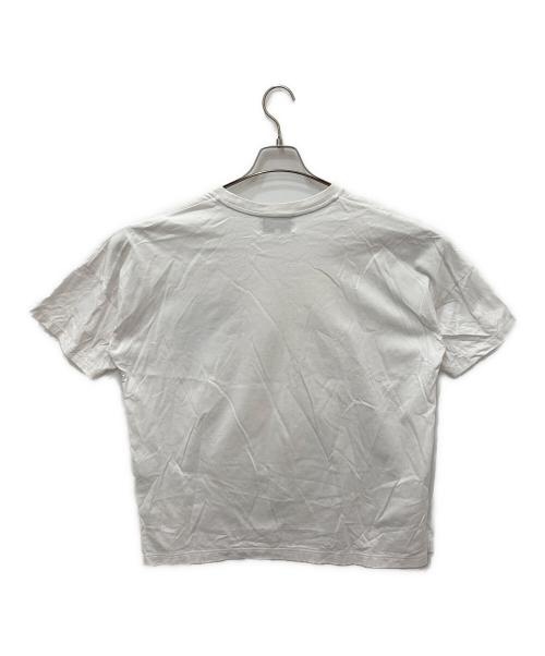UN3D.（アンスリード）UN3D. (アンスリード) サークルミックスロゴTシャツ ホワイト サイズ:38の古着・服飾アイテム