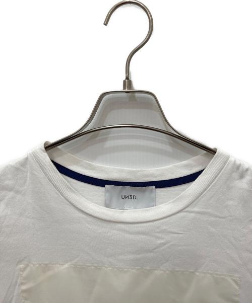 UN3D.（アンスリード）UN3D. (アンスリード) サークルミックスロゴTシャツ ホワイト サイズ:38の古着・服飾アイテム