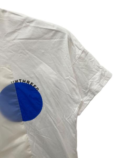 UN3D.（アンスリード）UN3D. (アンスリード) サークルミックスロゴTシャツ ホワイト サイズ:38の古着・服飾アイテム