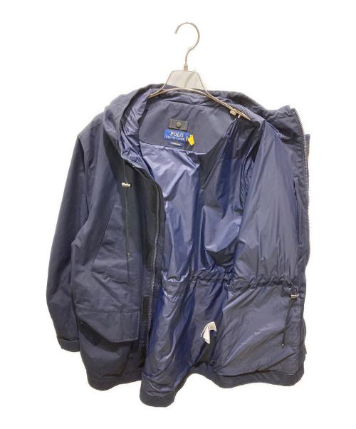 POLO RALPH LAUREN（ポロ・ラルフローレン）POLO RALPH LAUREN (ポロ・ラルフローレン) Twill Hooded Coat ネイビー サイズ:Lの古着・服飾アイテム