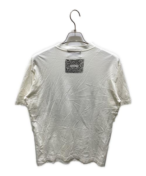 Christopher Nemeth（クリストファーネメス）Christopher Nemeth (クリストファーネメス) プリントTシャツ ホワイト サイズ:Ｍの古着・服飾アイテム