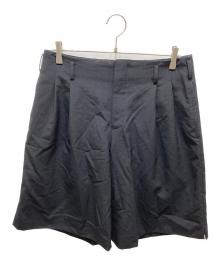 COMME des GARCONS HOMME PLUS（コムデギャルソンオムプリュス）の古着「2タックハーフパンツ」｜ブラック