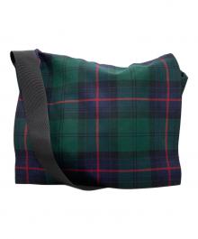 COMME des GARCONS（コムデギャルソン）の古着「チェックメッセンジャーバッグ」｜グリーン