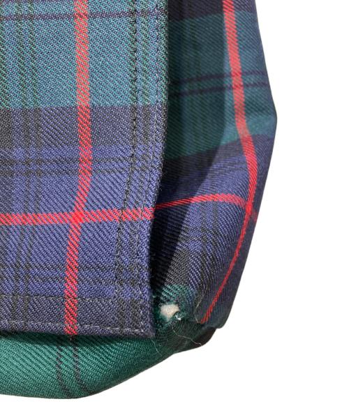 COMME des GARCONS（コムデギャルソン）COMME des GARCONS (コムデギャルソン) チェックメッセンジャーバッグ グリーンの古着・服飾アイテム